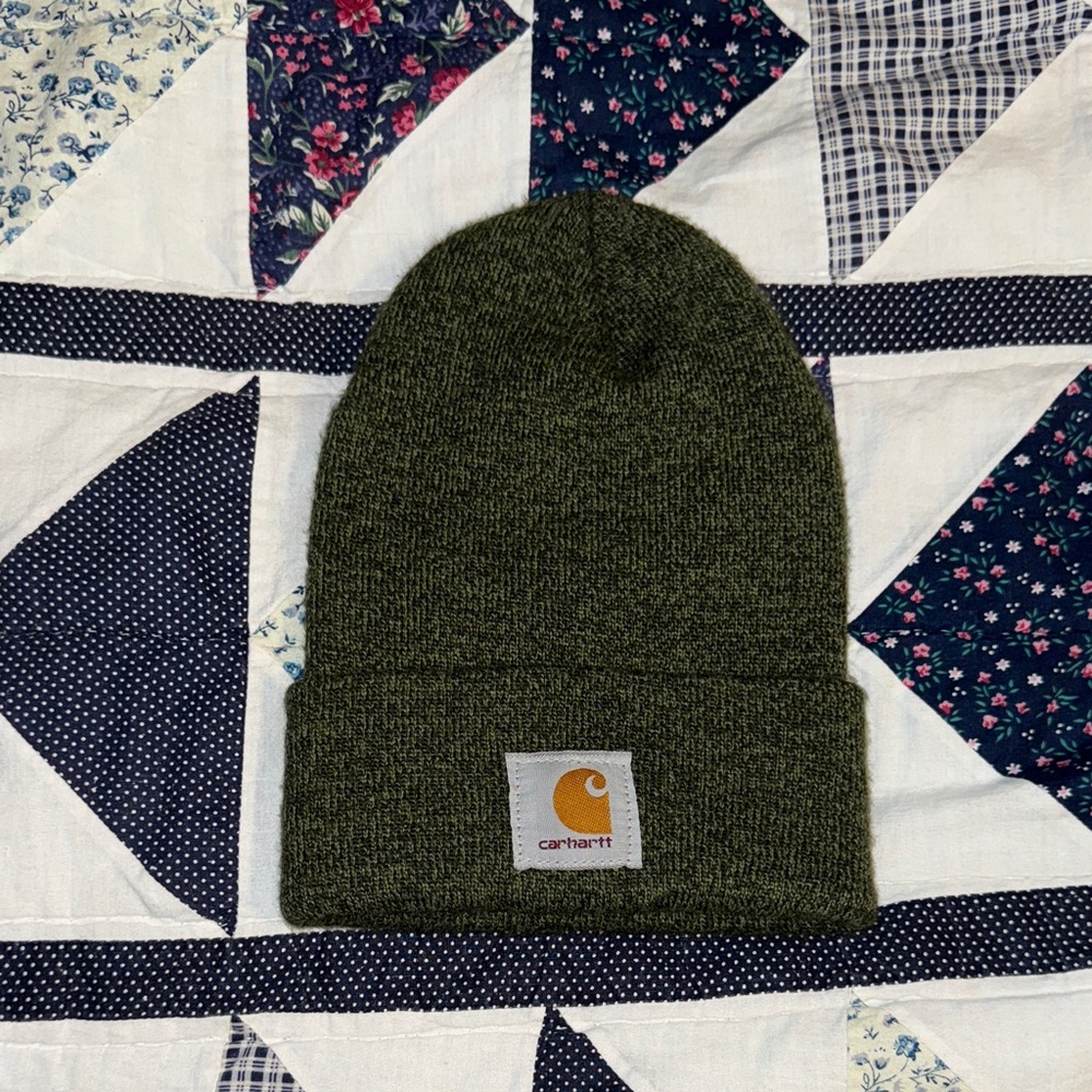 Carhartt Dark Green Knit Beanie